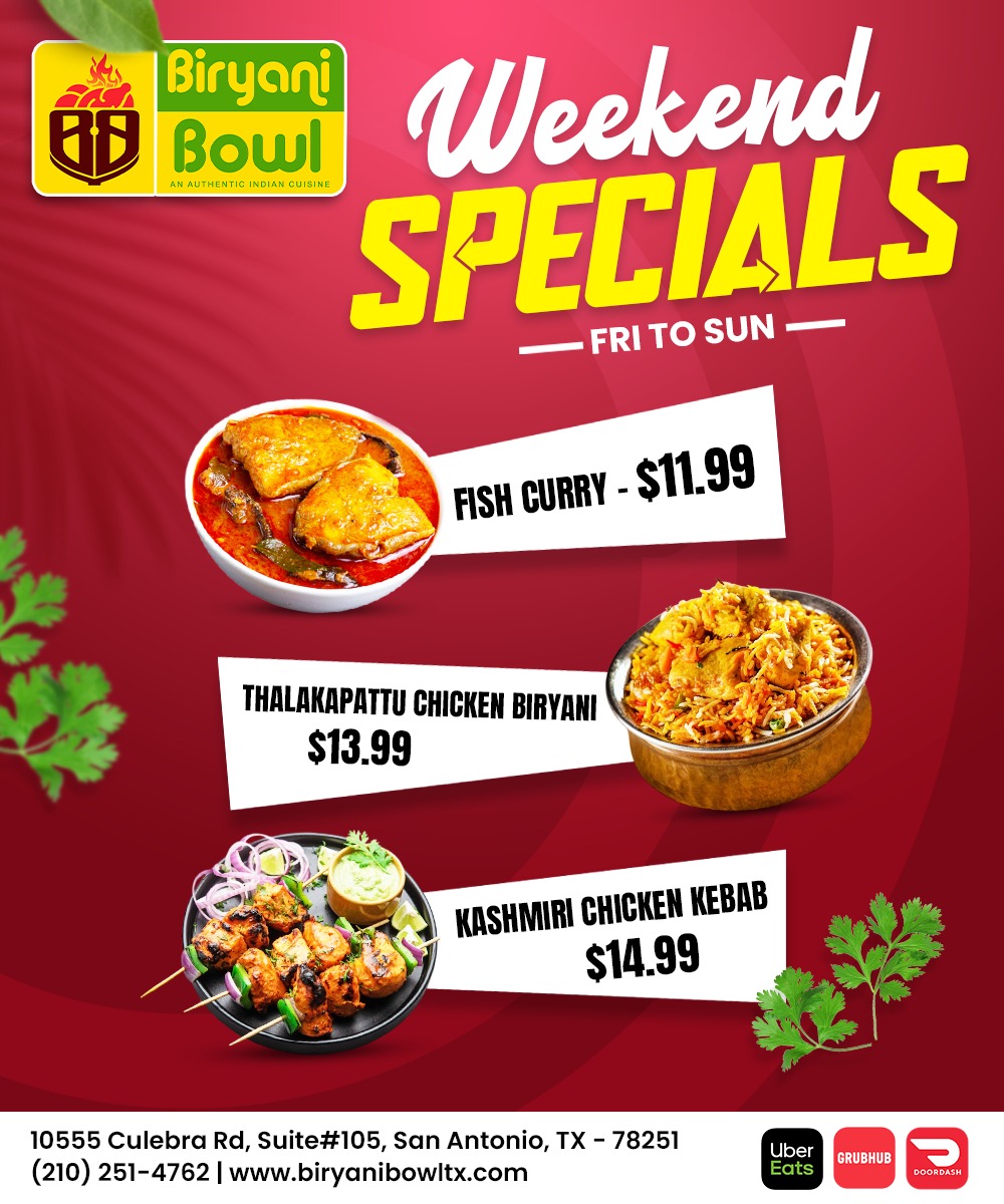 Weekend Specials